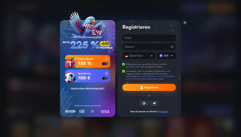 martin registration casino